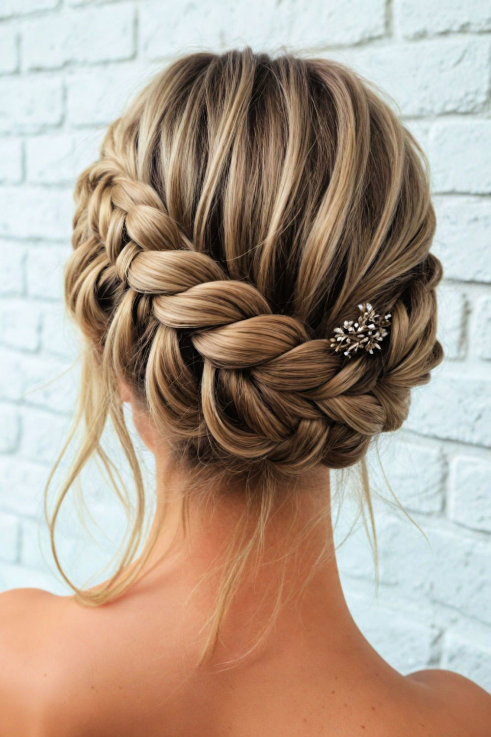 dutch braid updo hairstyle