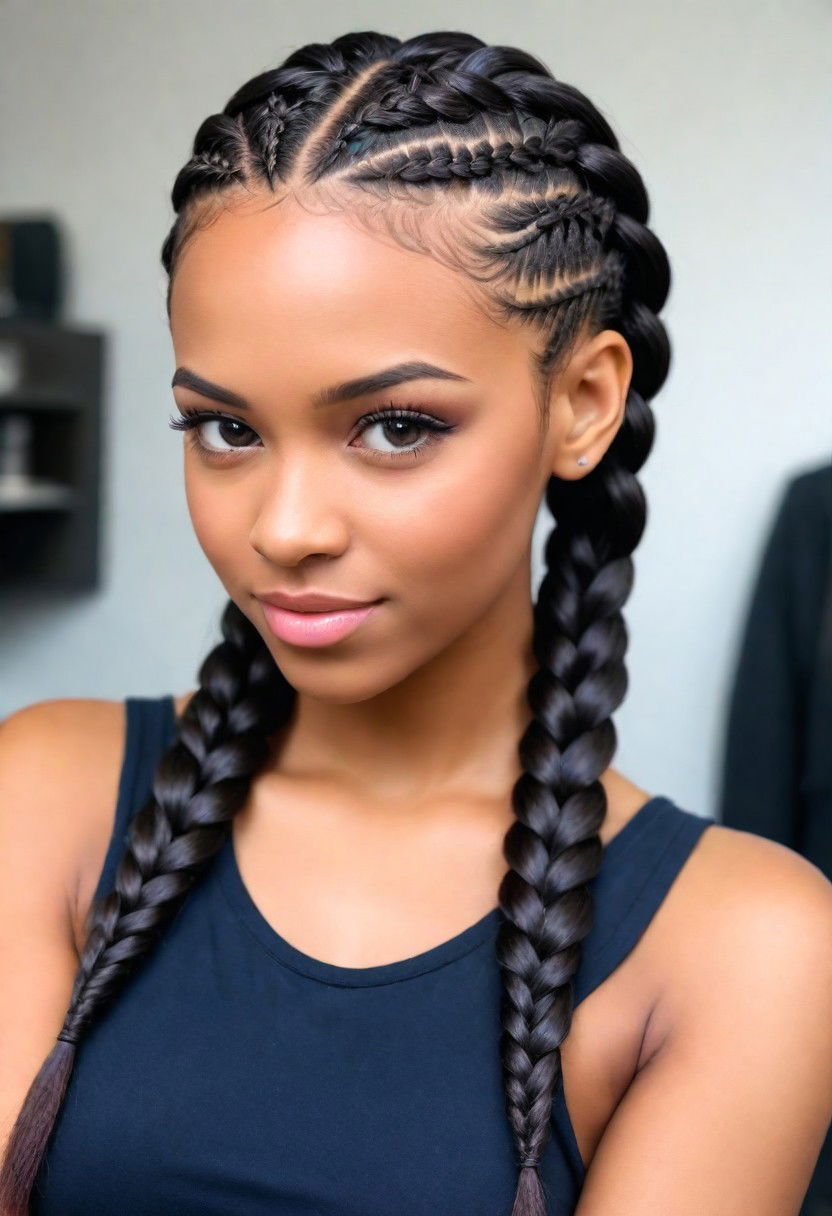 dutch braids hairstyle