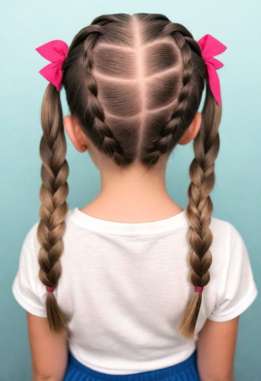 dutch pigtail braids hairstyle