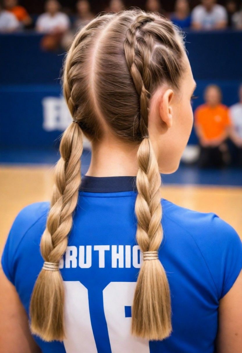 dutch pigtail braids hairstyle