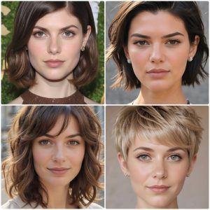 easy layered short hairstyles for fine hair