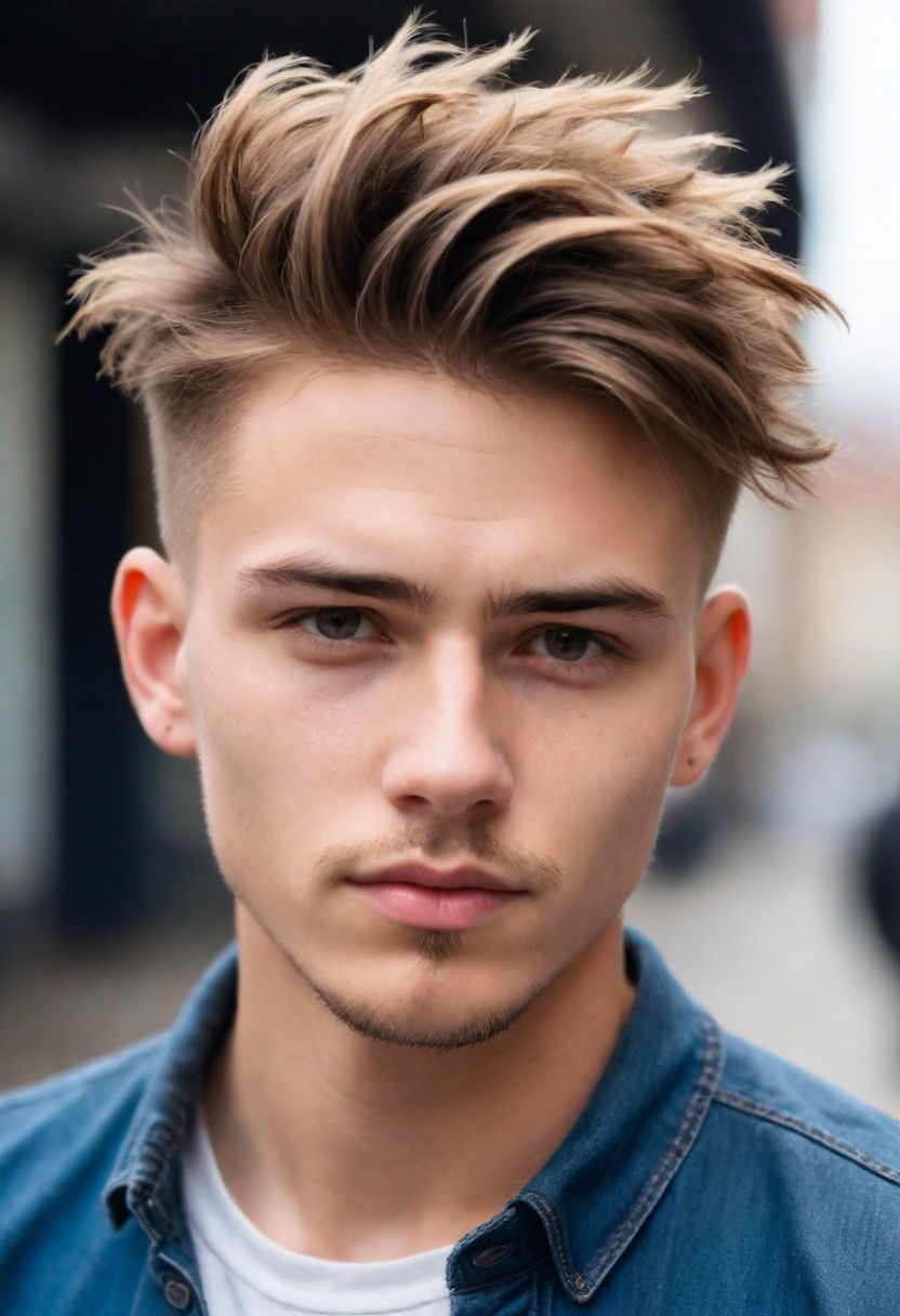 effortlessly cool messy undercut