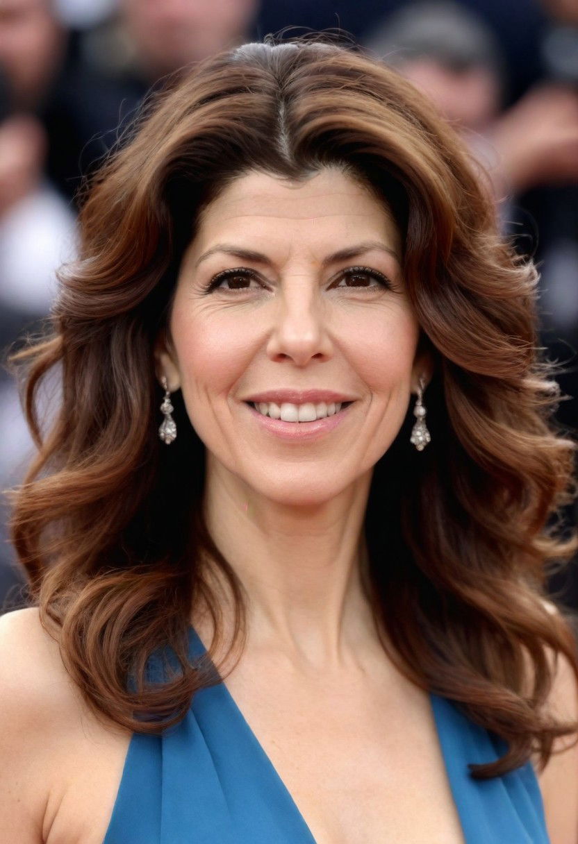 effortlessly glamorous beach waves hairstyle