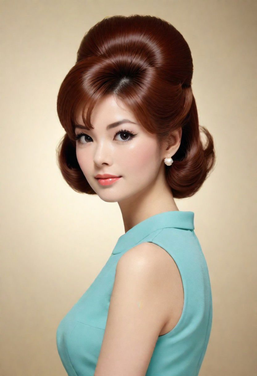 effortlessly half up bouffant hairstyle