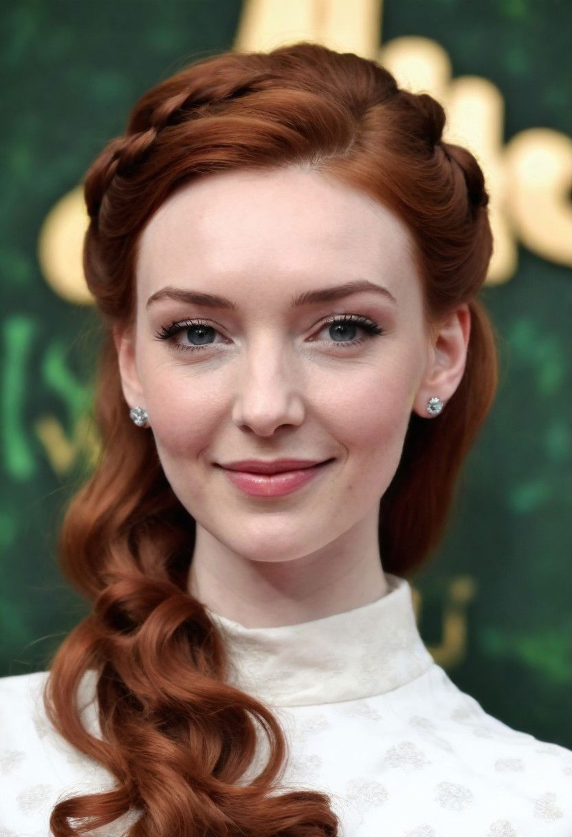 elegant half up half down hairstyle