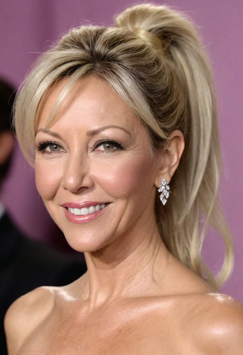 elegant ponytail hairstyle