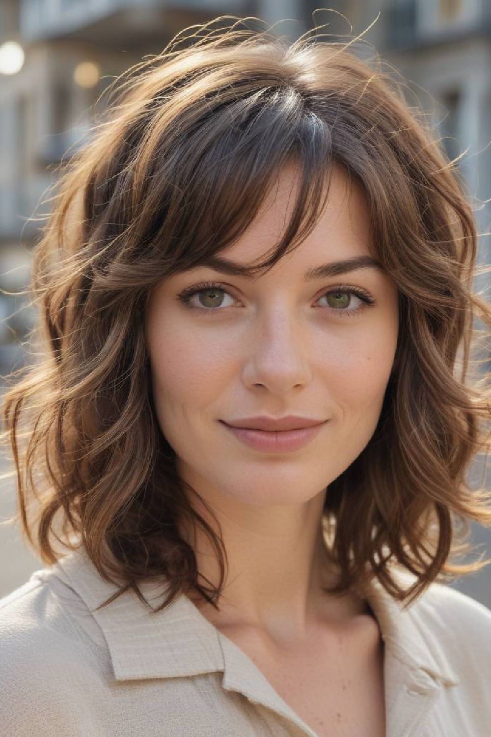 elegant soft waves with short layers