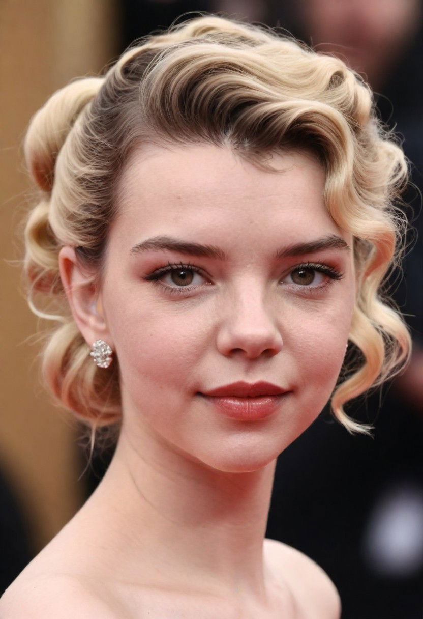 elegant tousled updo hairstyle