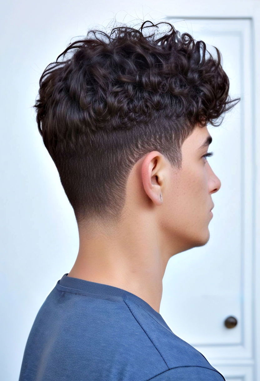 excellent clipper cut curl hairstyle