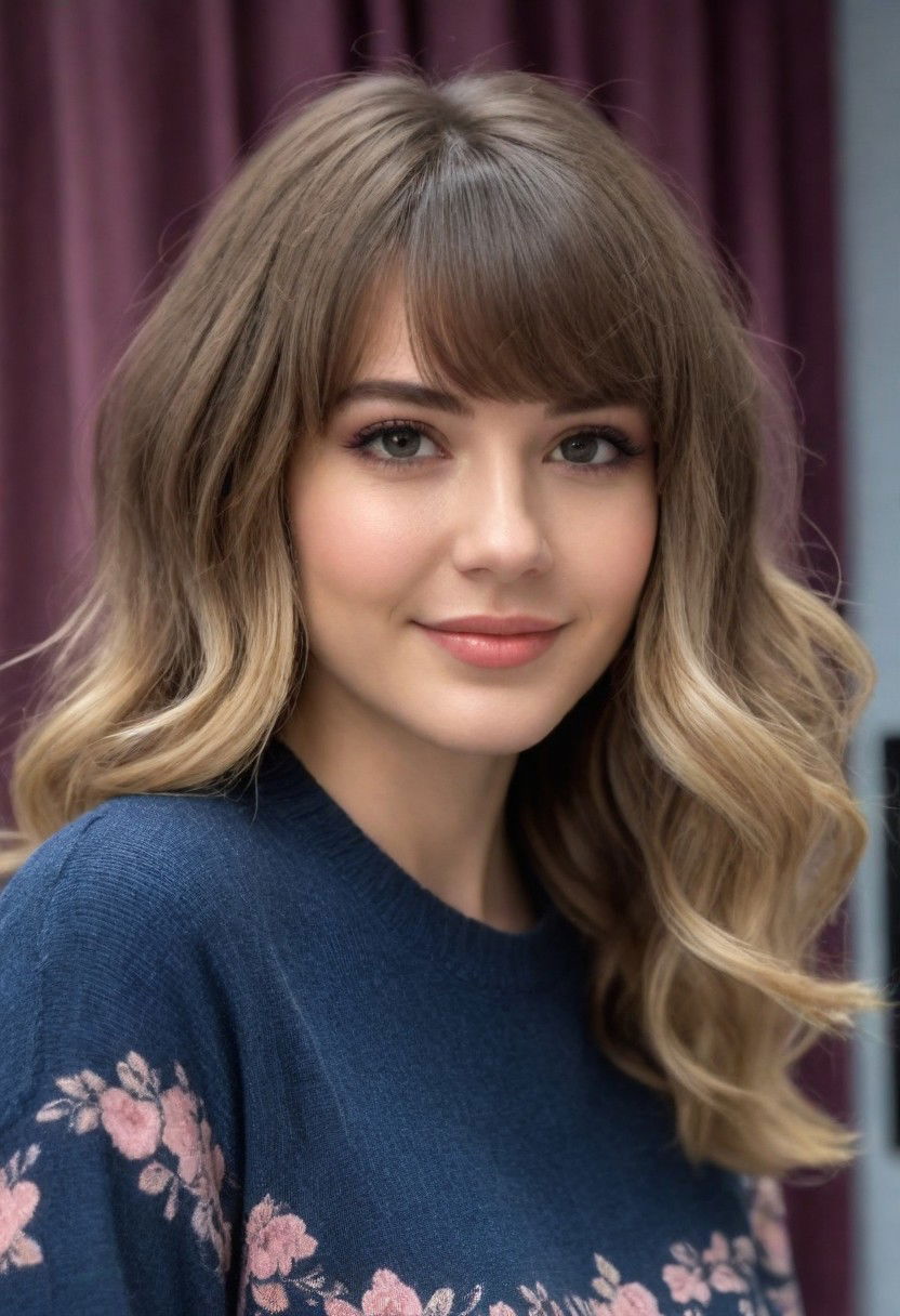 excellent curtain bangs haircut