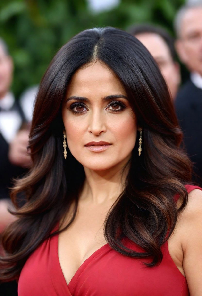 eye catching long layers hairstyle