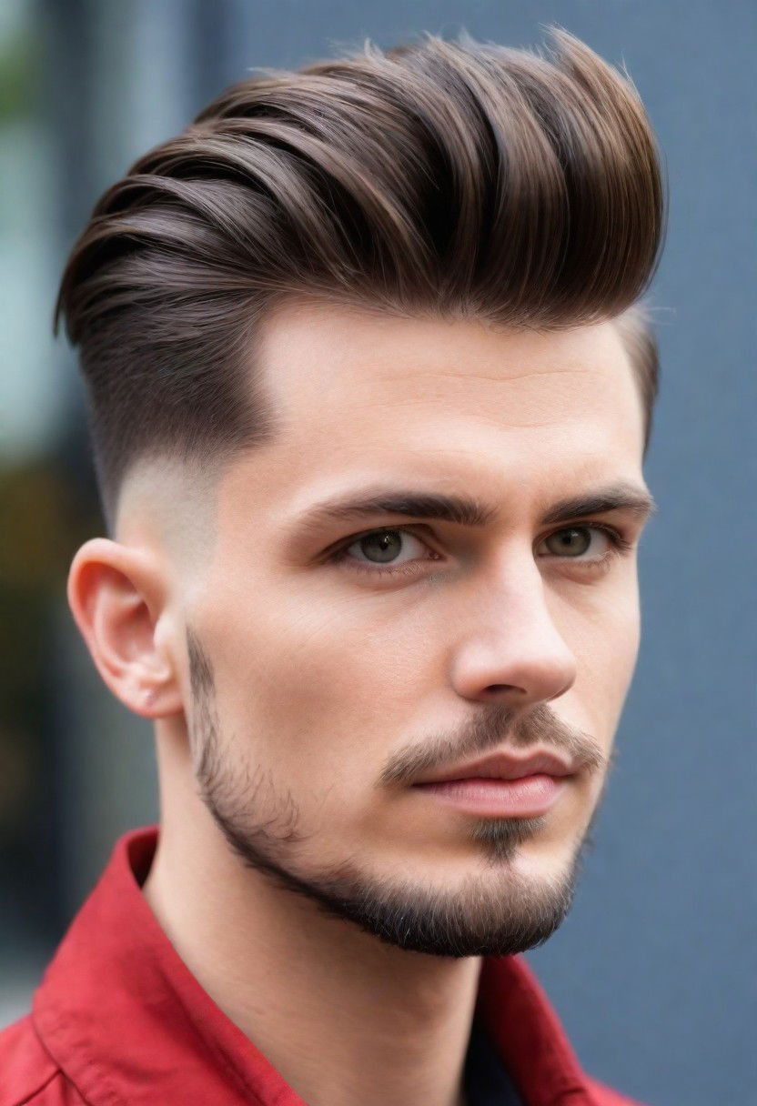 eye catching quiff undercut hairstyle
