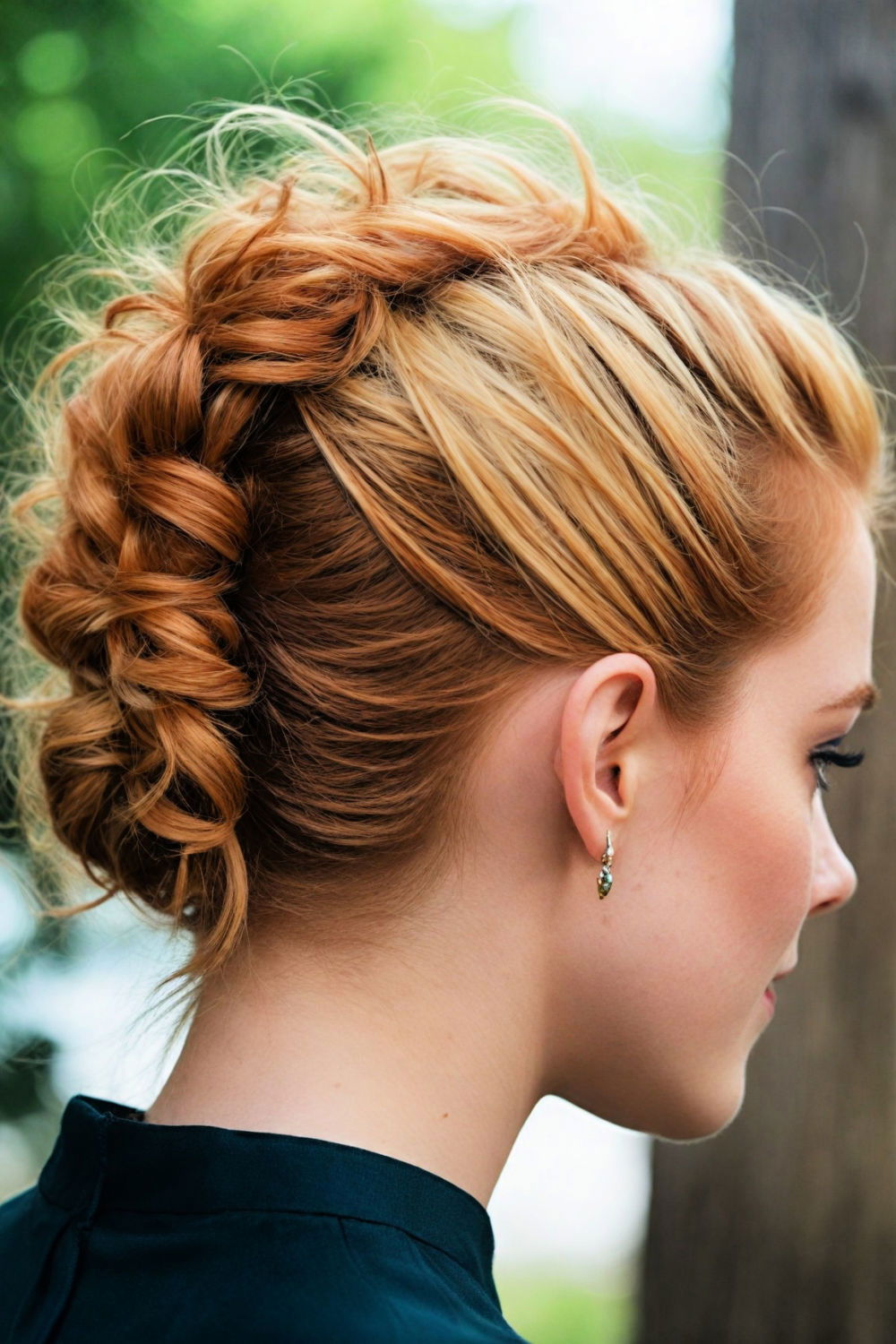 fairy tale faux hawk hairstyle