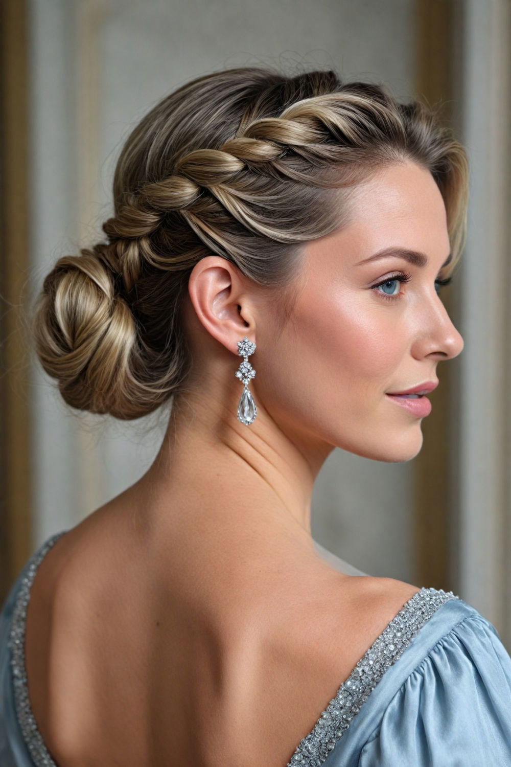 fantastic duchess braid chignon hairstyle