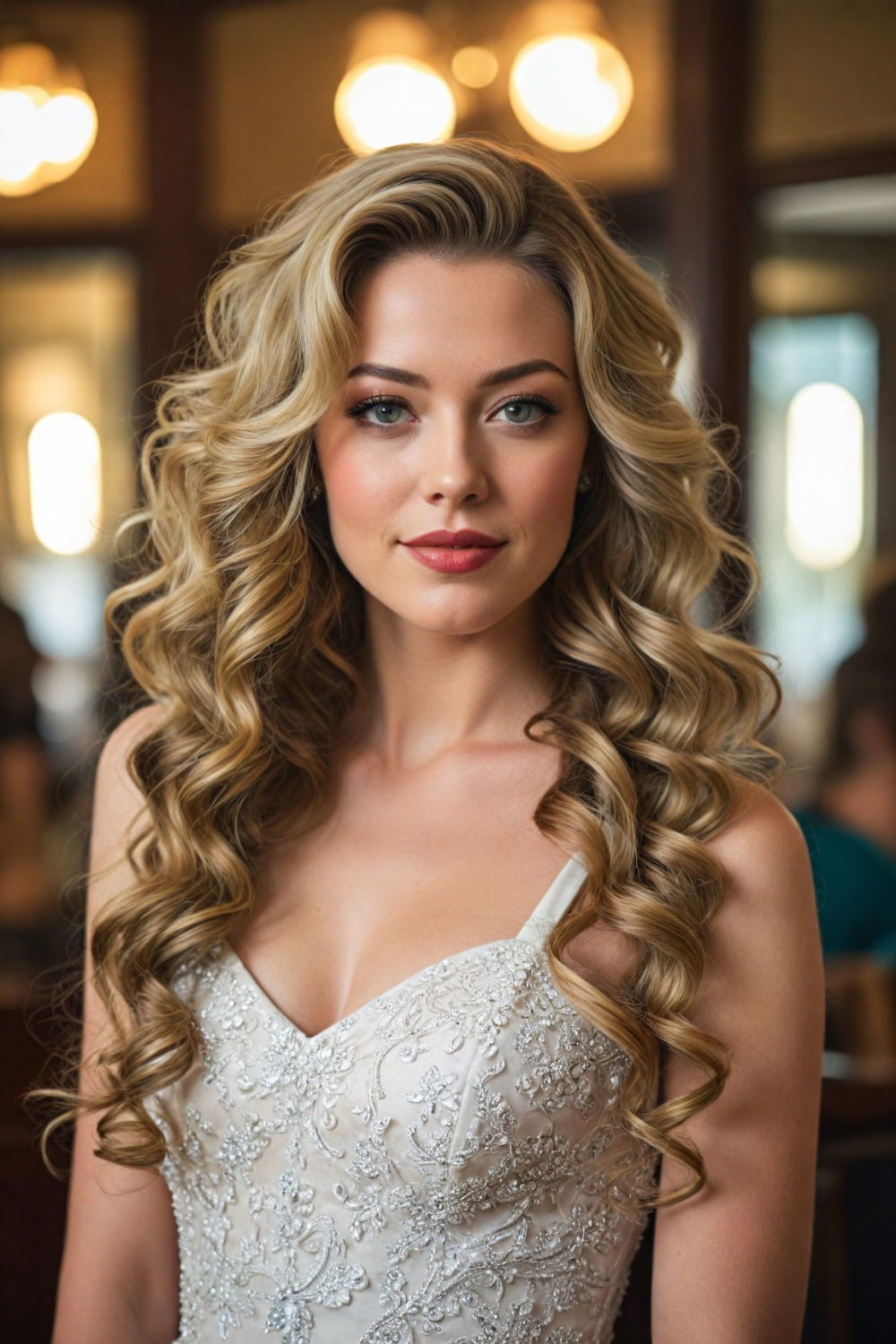 fantastic hollywood glam curls hairstyle