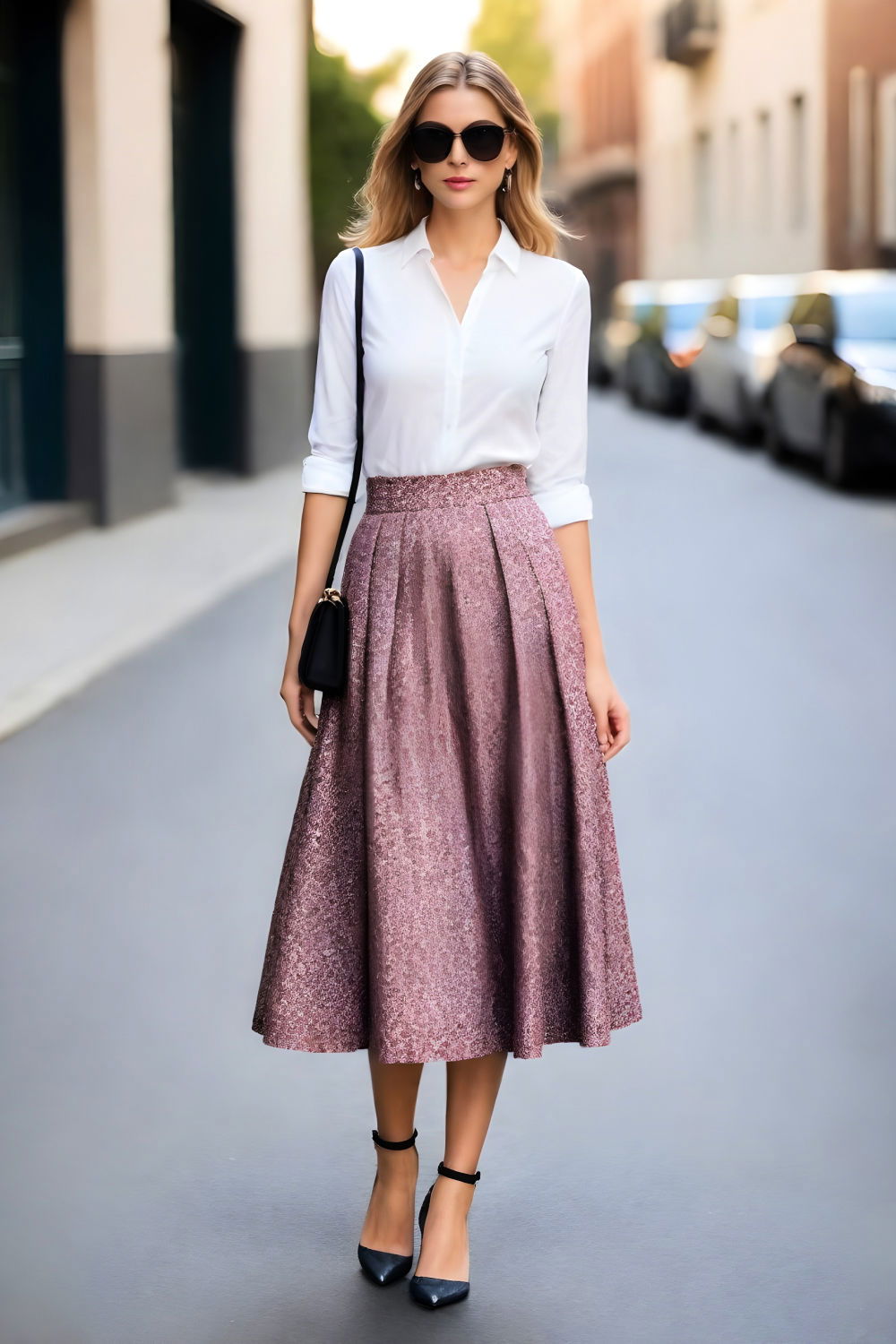 fantastic midi skirt ensemble