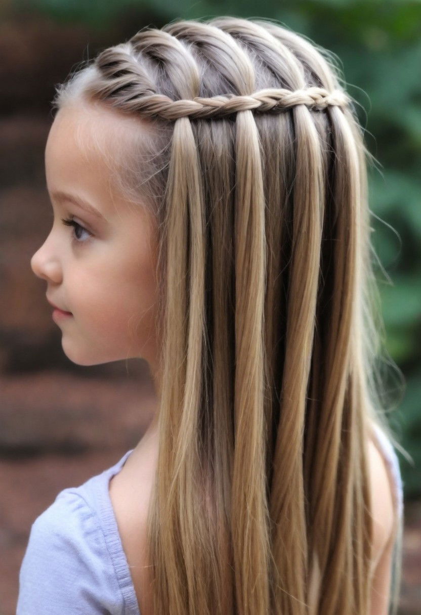 fantastic waterfall braid hairstyle