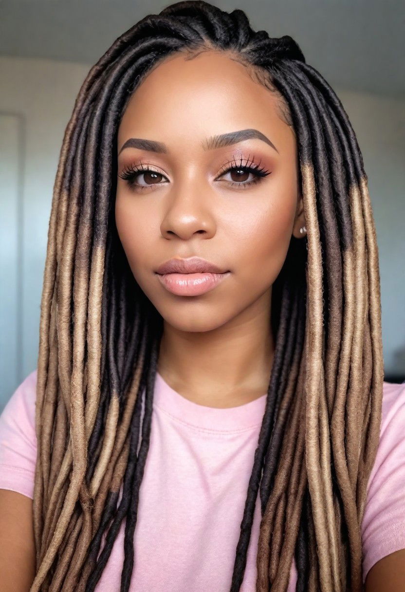 faux locs hairstyle