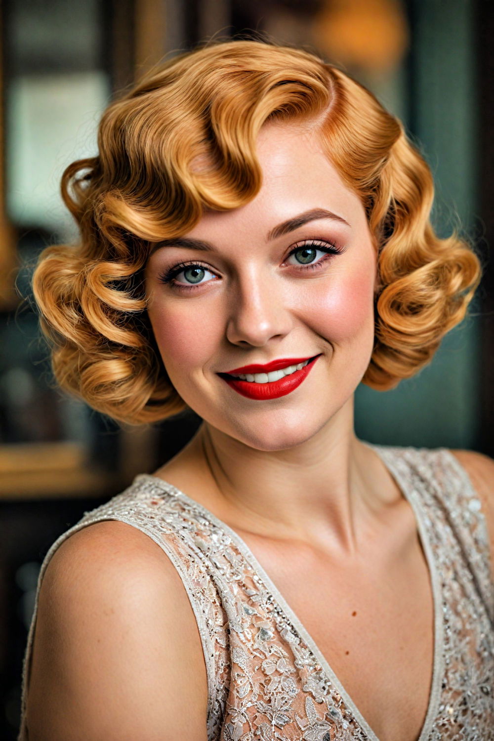 finger waves 1920s hairstyle