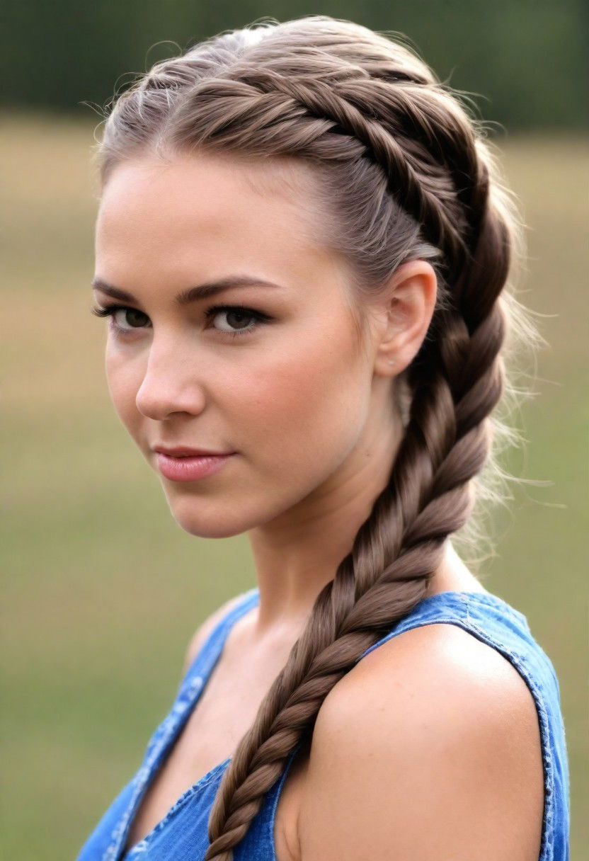 fishtail braid hairstyle