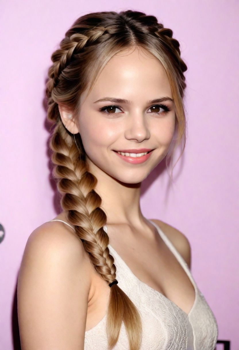 fishtail braid hairstyle for greasy hair