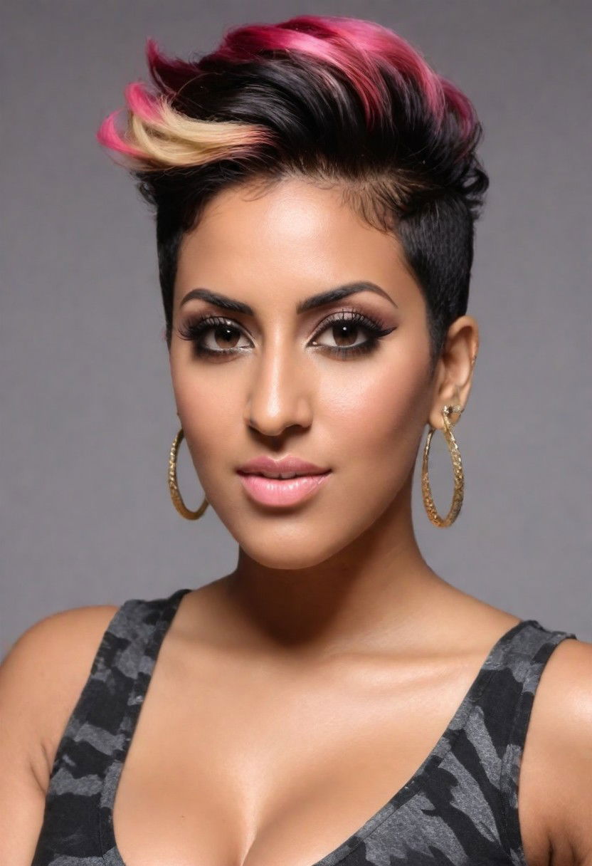 flat twist faux hawk hairstyle