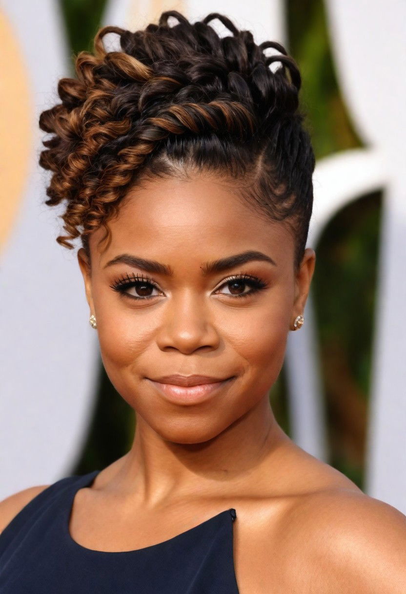 flat twist mohawk hairstyle