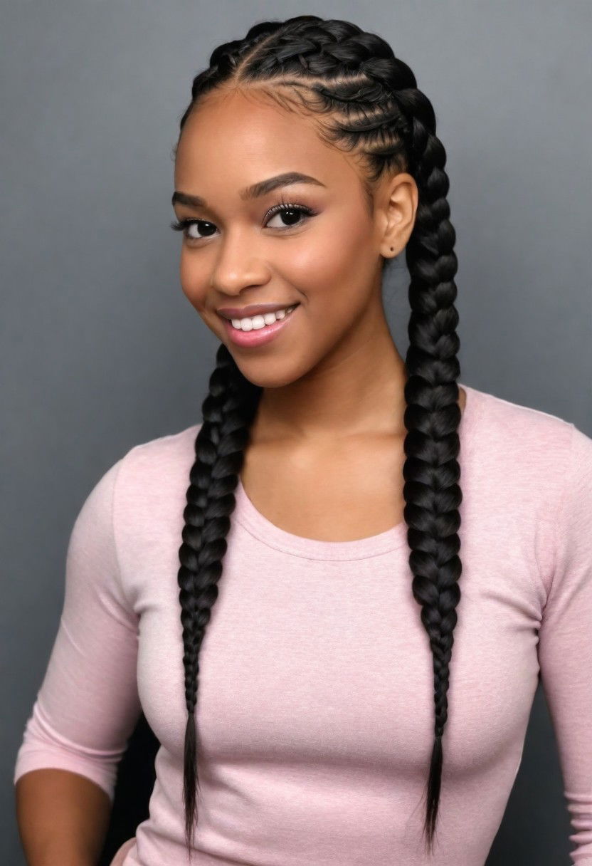 french braids hairstyle