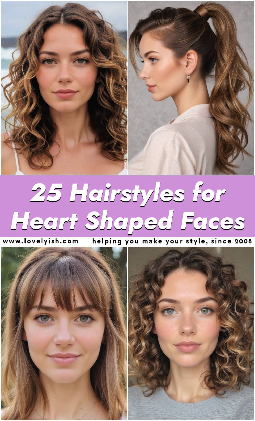 hairstyles for heart shaped faces