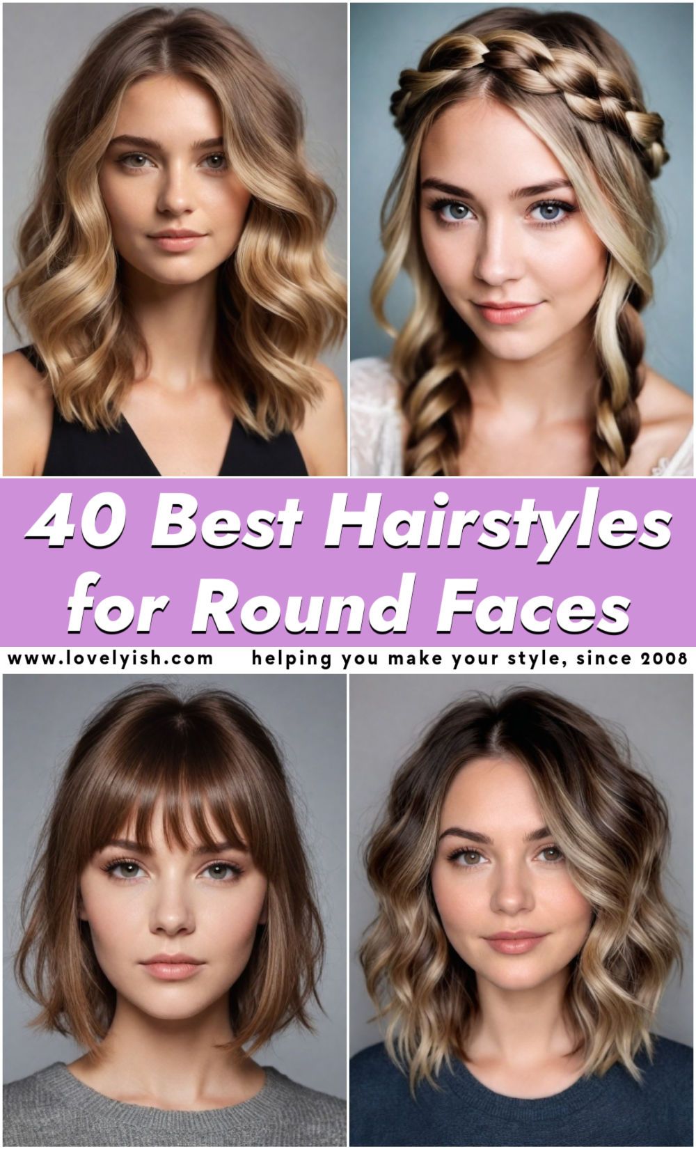 hairstyles for round faces