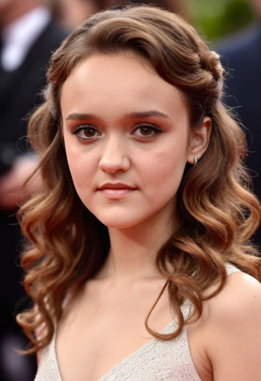 half up half down hairstyle