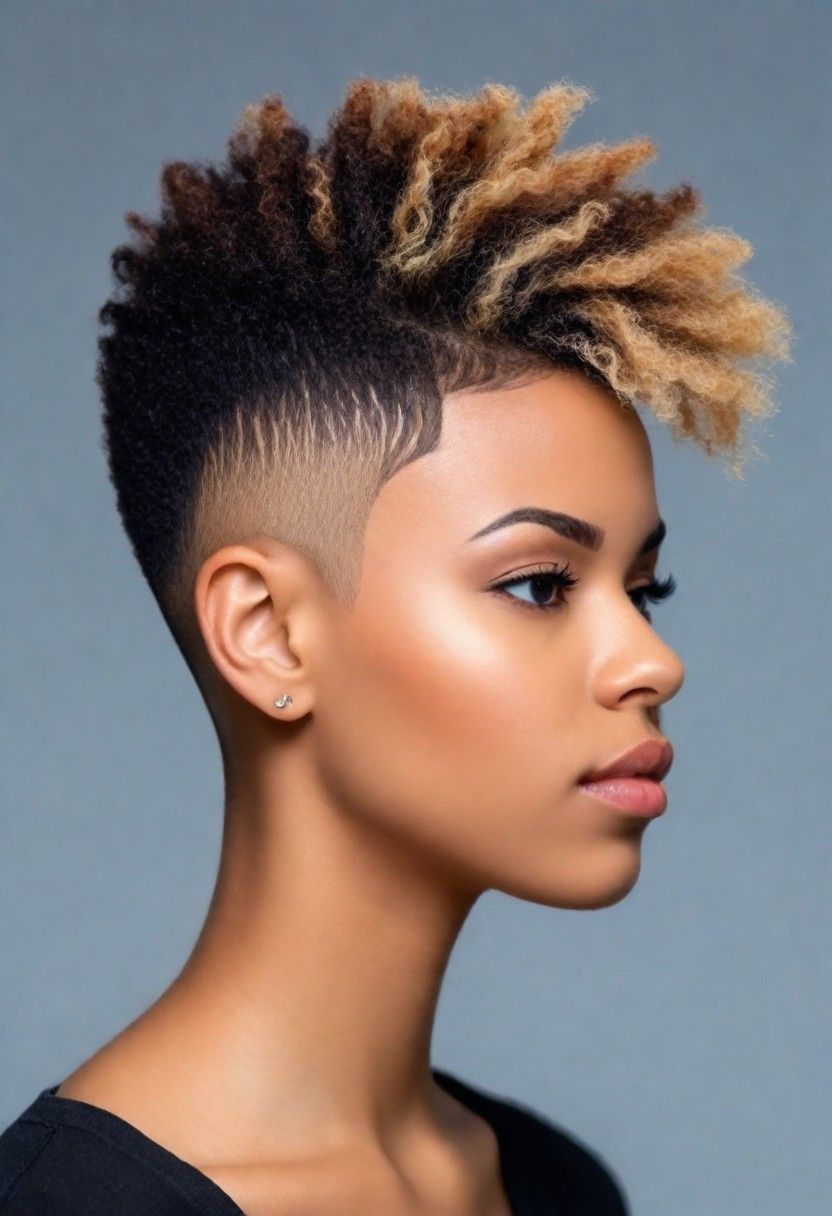 high top fade on natural hair