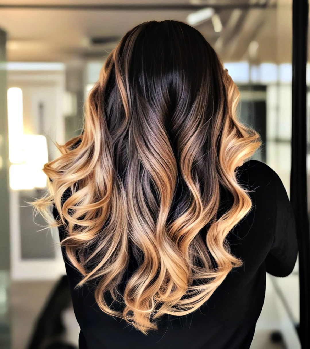 highlighted ends hairstyle