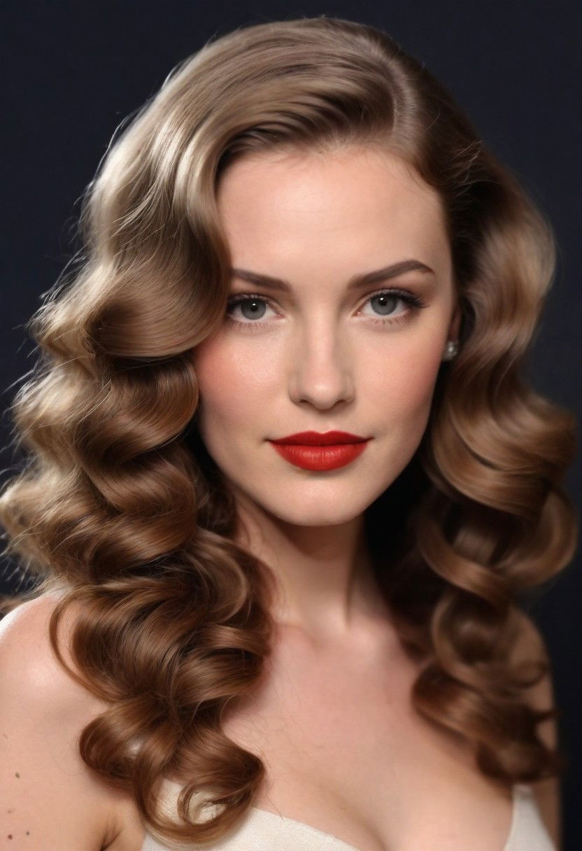 hollywood waves hairstyle