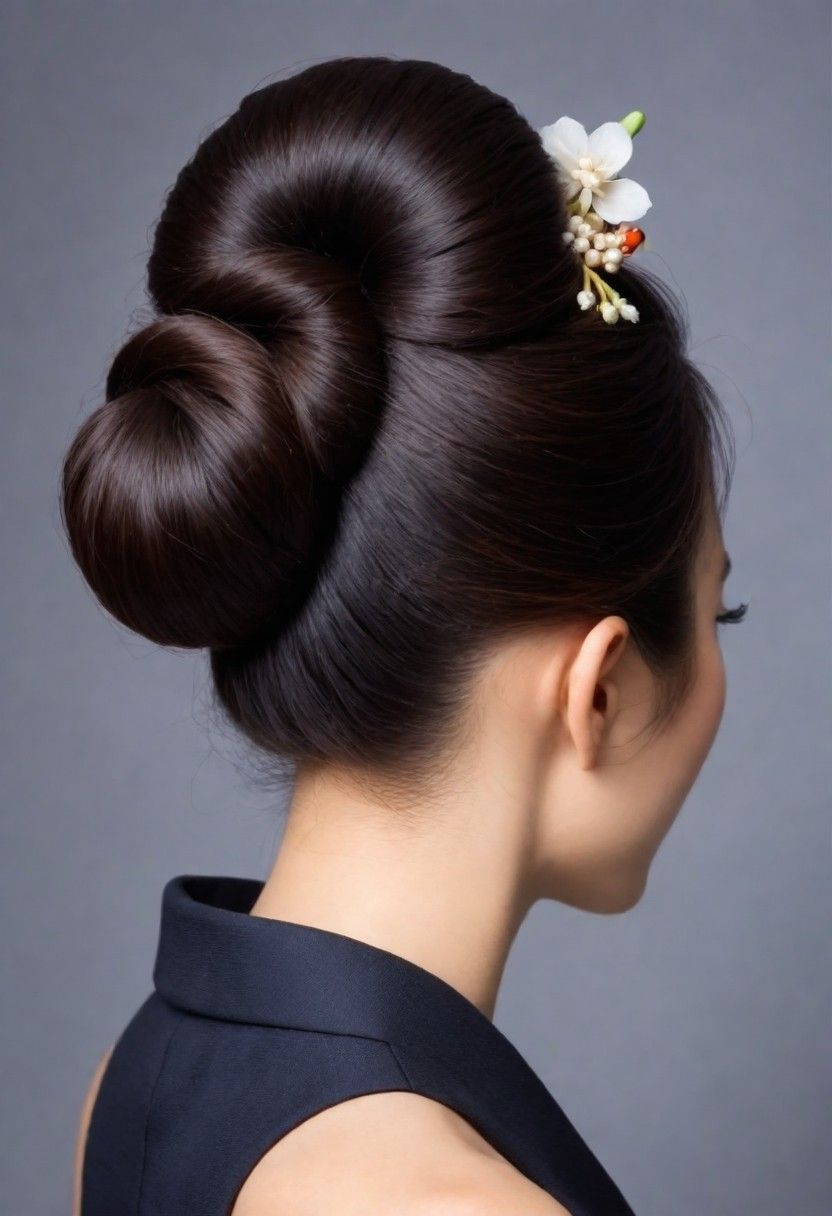 japanese bun hairstyles