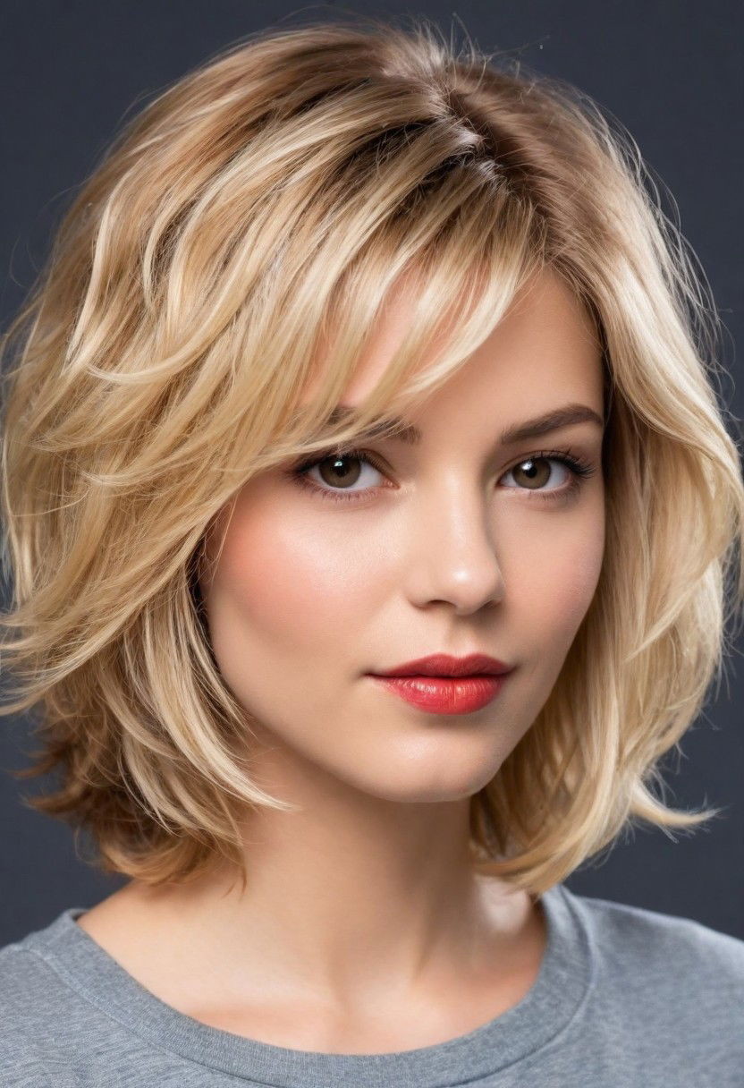 layered bob hairstyle