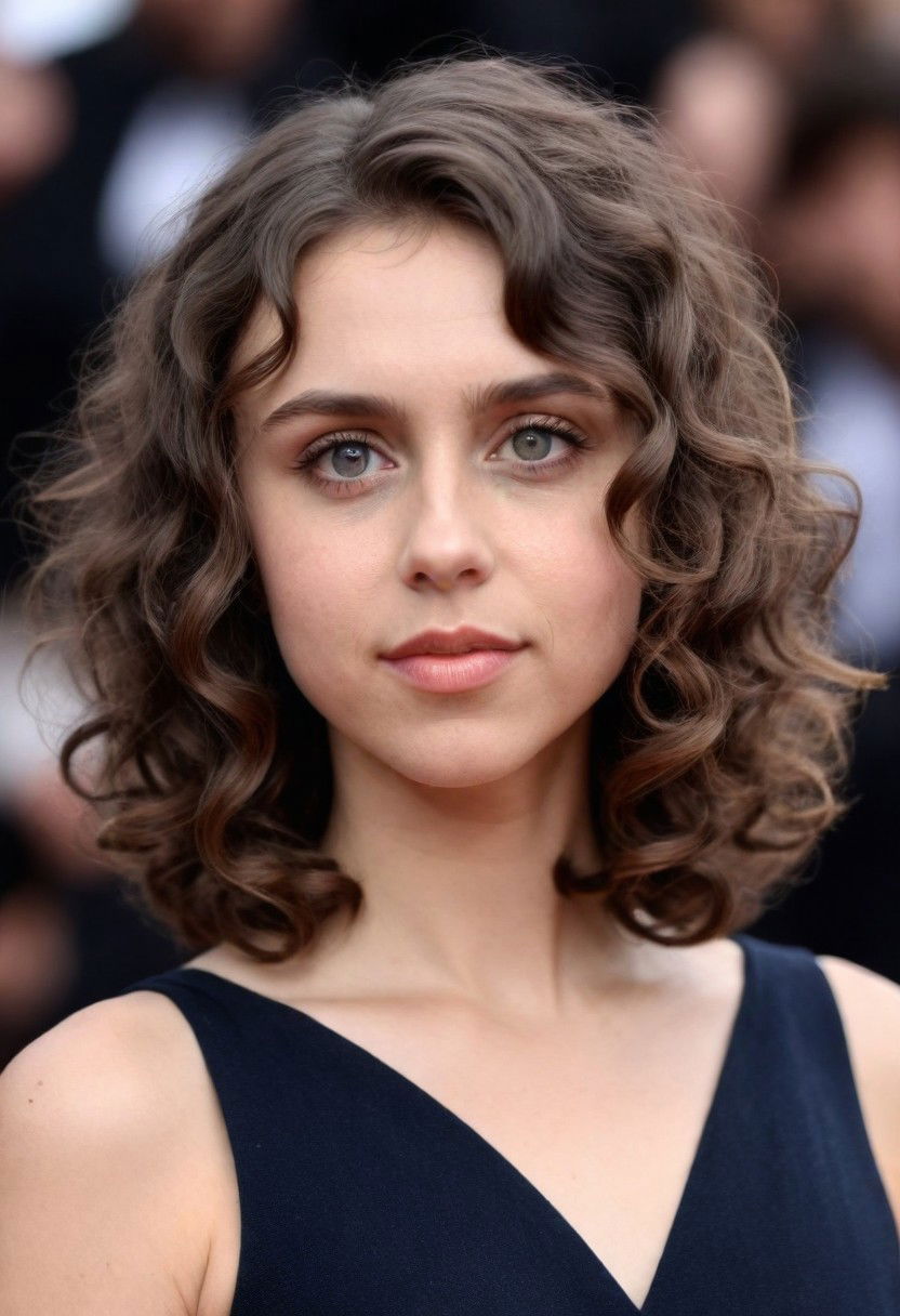long curly bob hairstyle