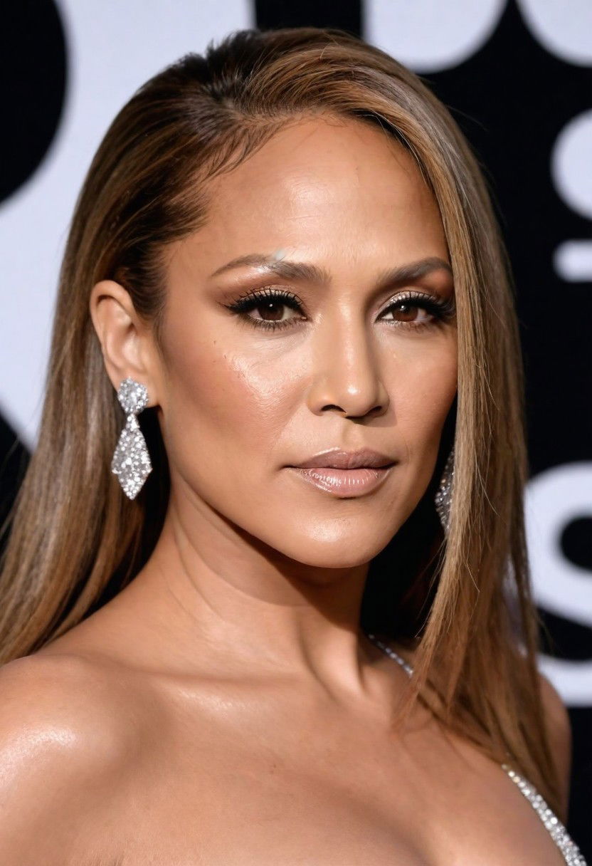 long slicked back hairstyle