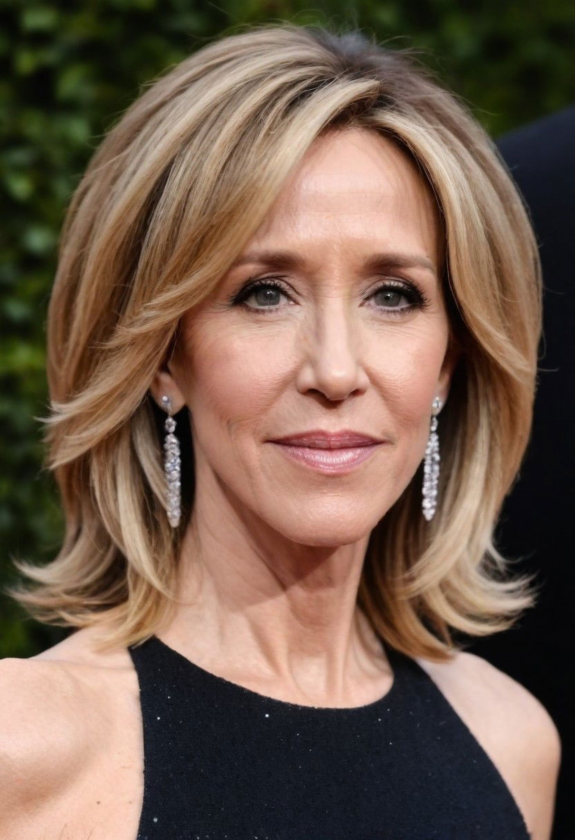 low maintenance choppy lob hairstyle