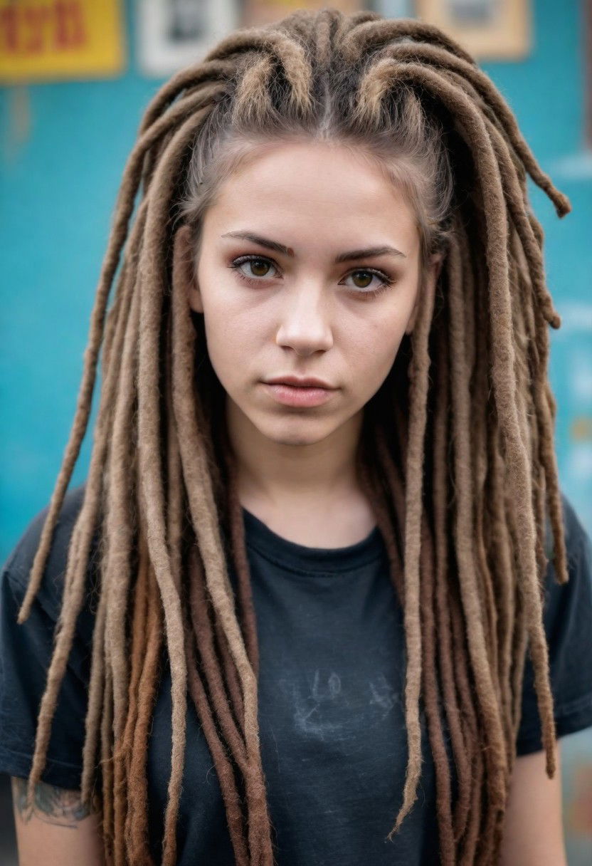 low maintenance dreadlocks hairstyle