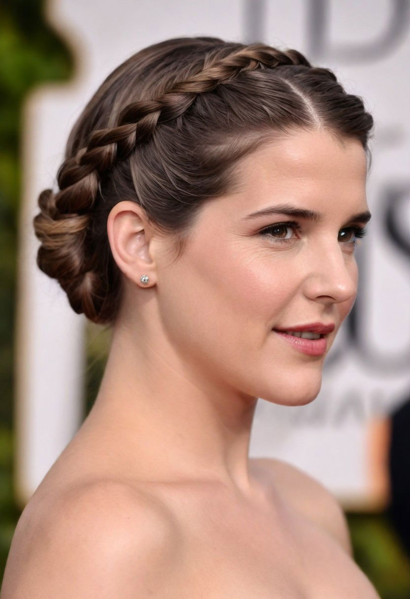 majestic dutch crown braid hairstyle
