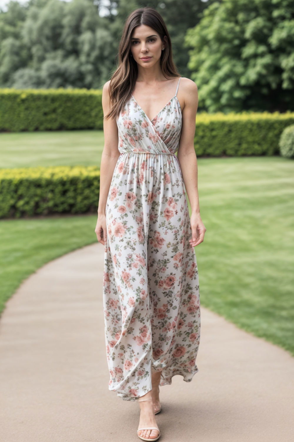 maxi dress charm for dinner outfit