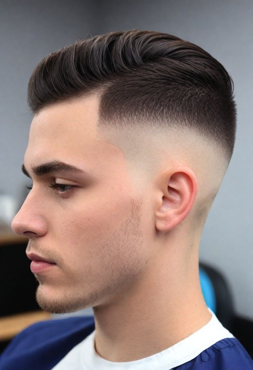 mens skin fade hairstyle