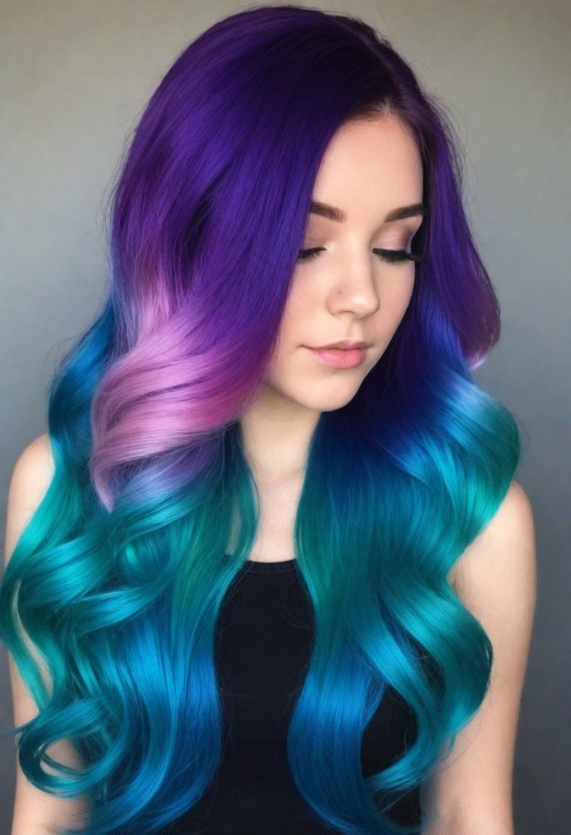 mermaid hair style