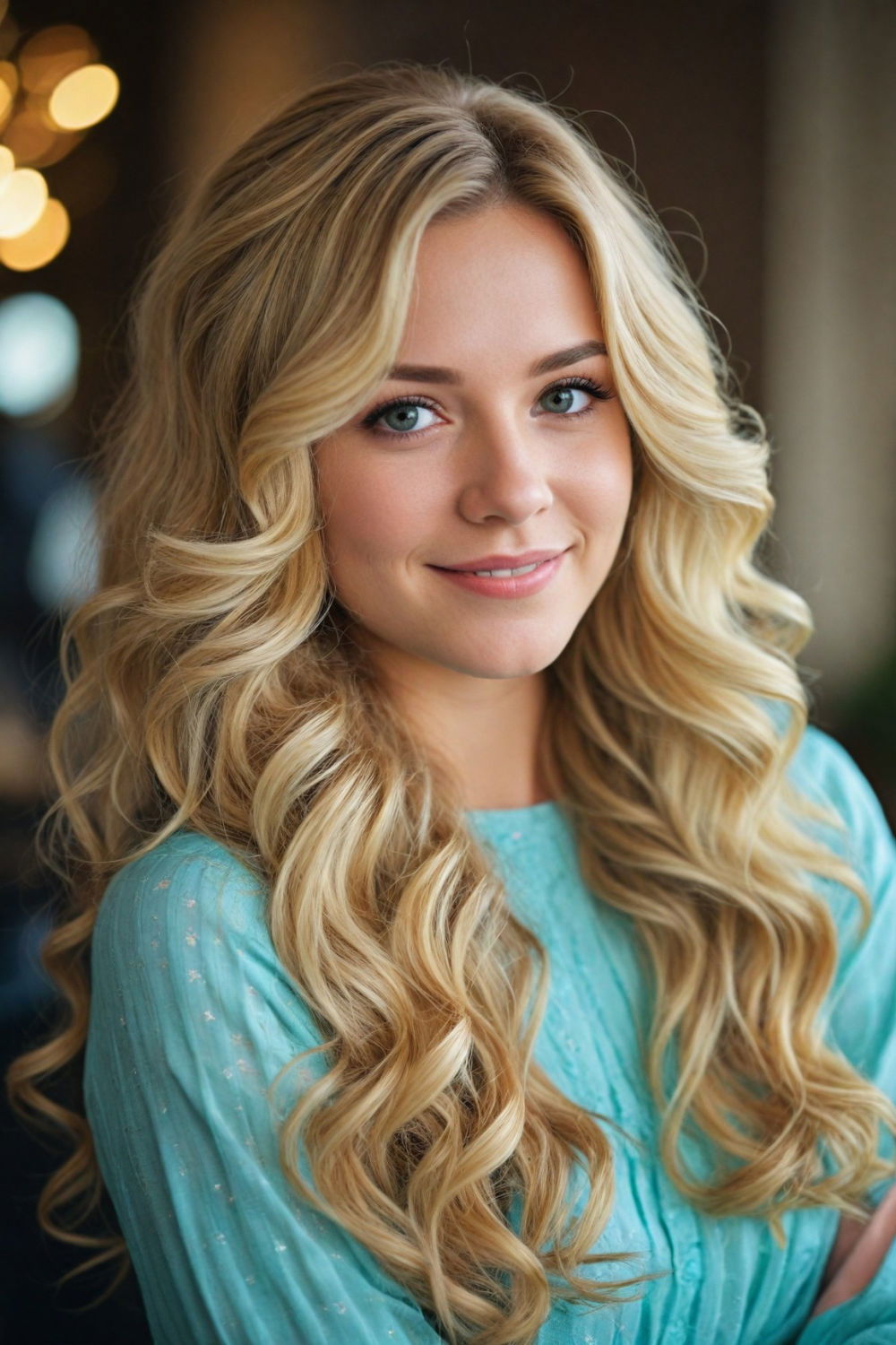 mermaid waves hairstyle 