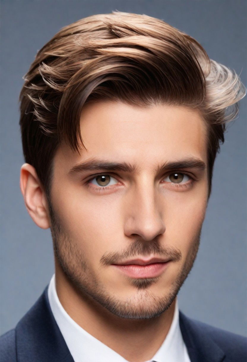 mid length taper hairstyle