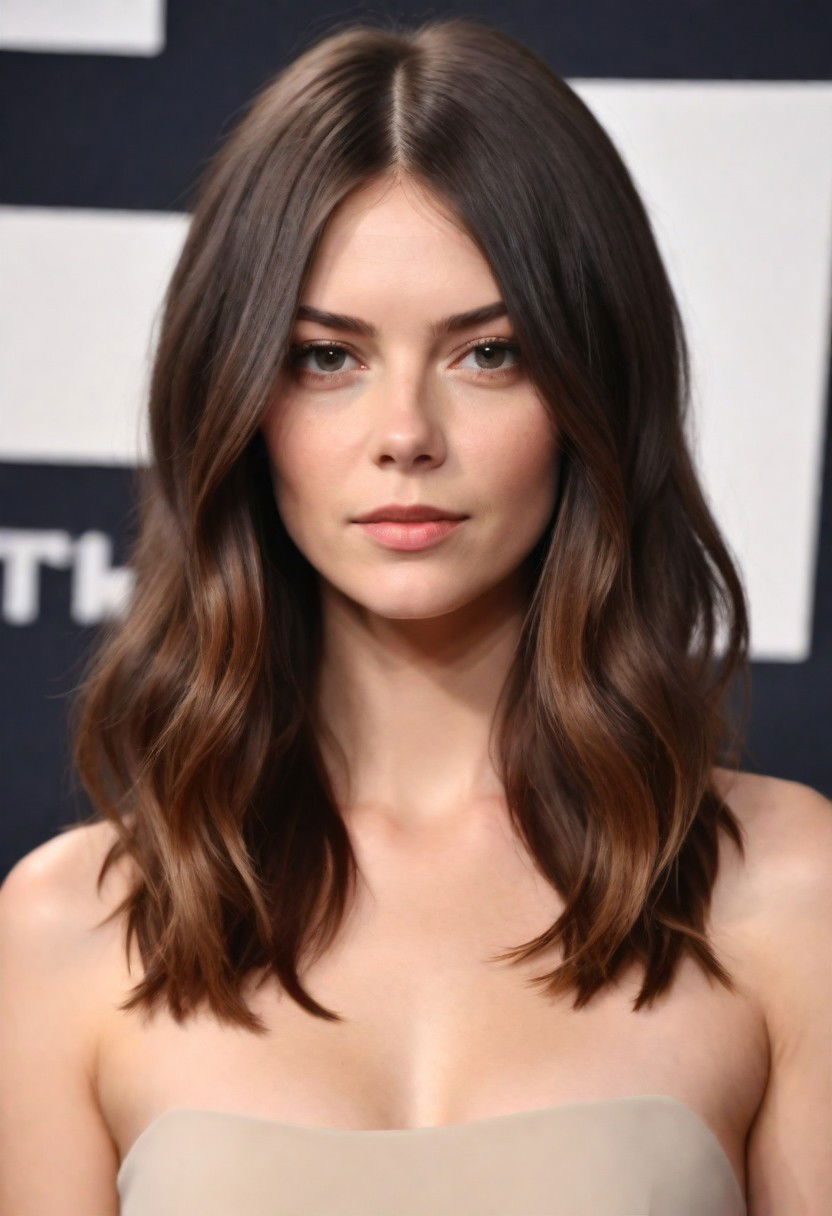 modern blunt cut hairstyle