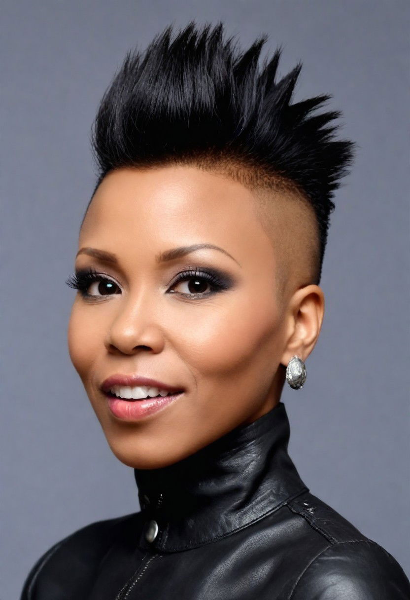 mohawk with shaved sides hairstyle