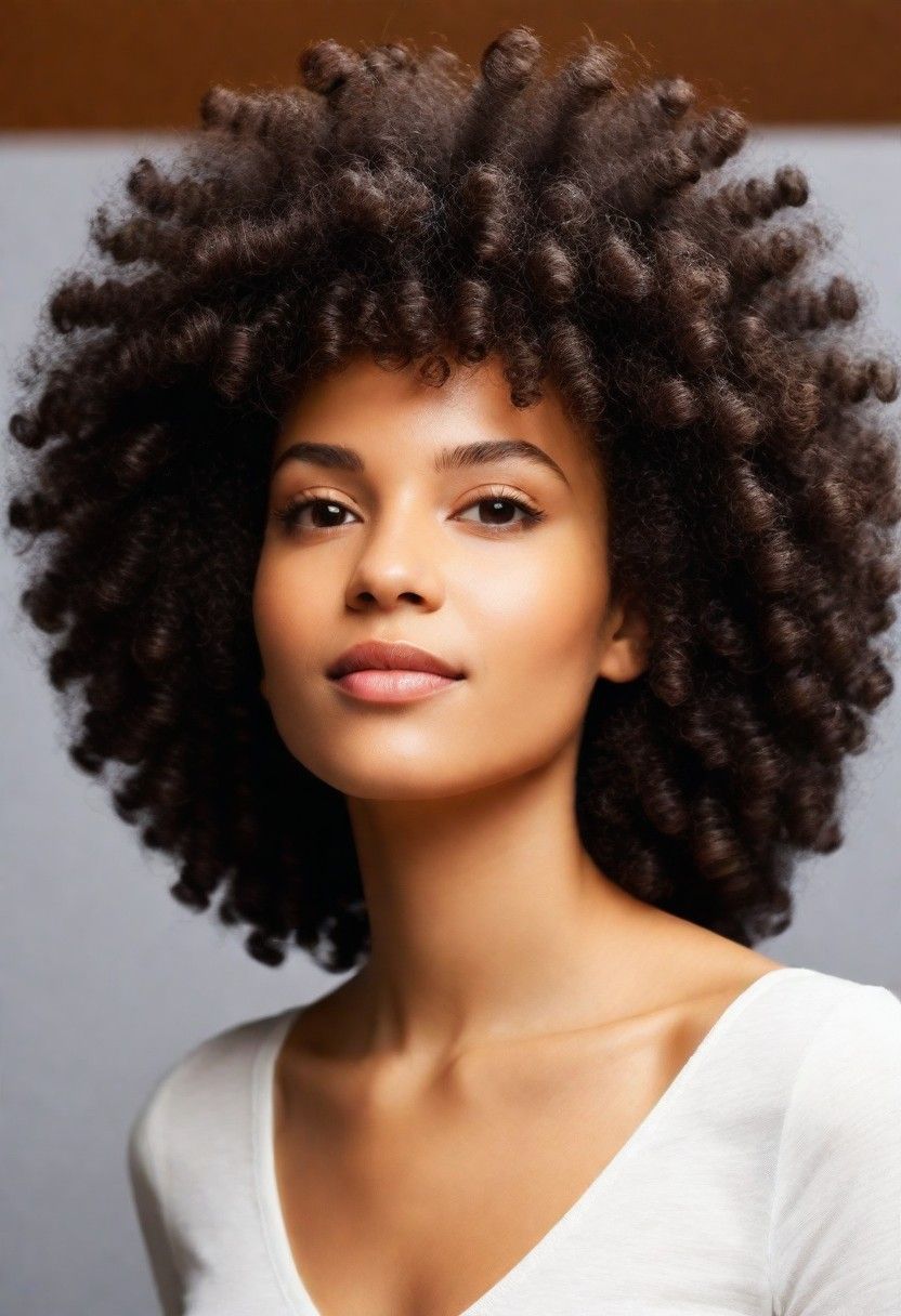 natural curly fro hair cut