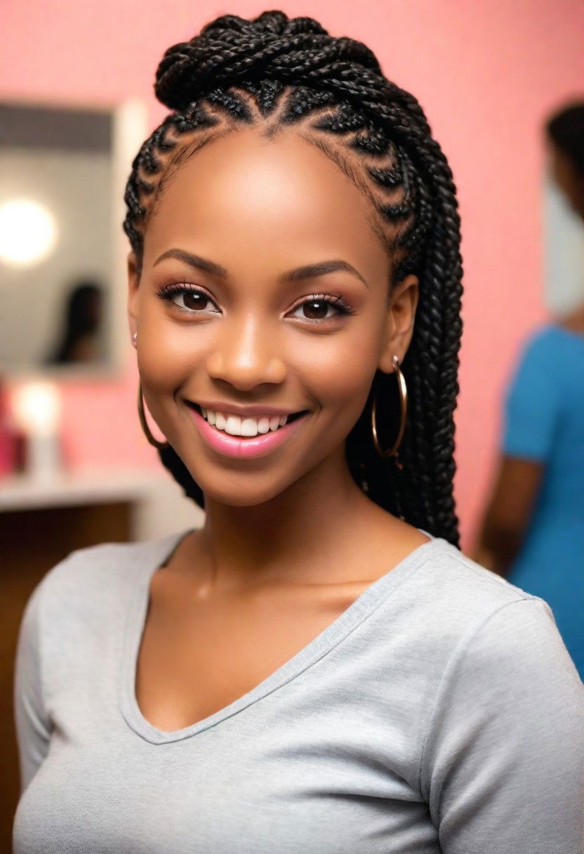 nubian twists protective style